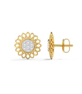 Evie Detachable Diamond Stud Earrings