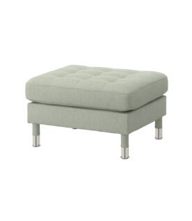 Footstool, Gunnared light green/metal